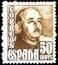 Spain 1948 Franco 50 CTS Brown Edifil 1022. 1022. Uploaded by susofe